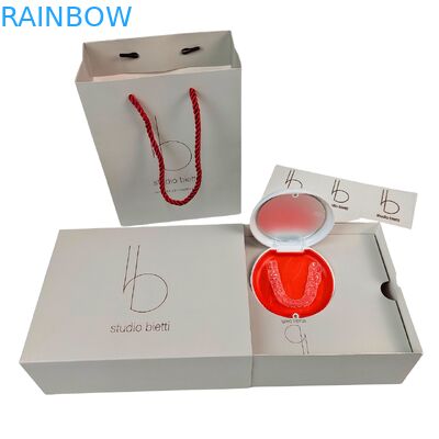 Custom Logo Print Dental Aligner Box dengan Magnetic Closure dan Ketebalan 350g untuk Orthodontic Packaging