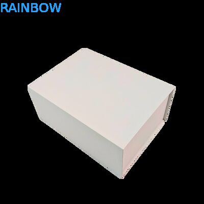 Custom lipat magnetik tutup kotak hadiah Flat Pack Magnetic Paper Cardboard Magnetic Penutupan untuk pakaian hadiah