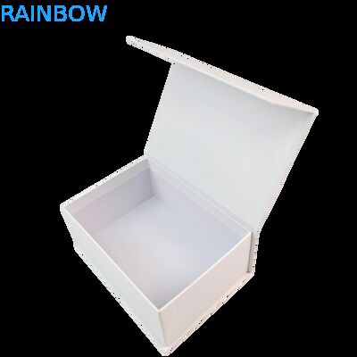 Custom lipat magnetik tutup kotak hadiah Flat Pack Magnetic Paper Cardboard Magnetic Penutupan untuk pakaian hadiah