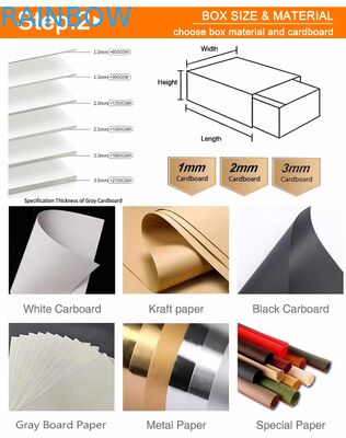 Kotak Kertas Ukuran Kustom dengan Tampilan Jendela Bening dan Ketebalan 350g untuk Pengemasan Makanan