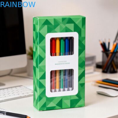 Kotak Kertas Ukuran Kustom dengan Tampilan Jendela Bening dan Ketebalan 350g untuk Pengemasan Makanan