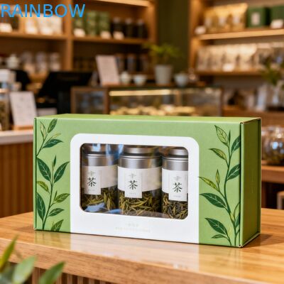 Kotak Kertas Hadiah Portabel yang Disesuaikan Dengan Jendela Transparan Kotak Hadiah Pesta Permen Kue Donat Kotak Kertas Dengan Pegangan