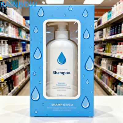 Kotak Kertas Hadiah Portabel yang Disesuaikan Dengan Jendela Transparan Kotak Hadiah Pesta Permen Kue Donat Kotak Kertas Dengan Pegangan