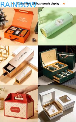 Eco-Friendly Foldable Rigid Cardboard Gift Box Untuk Perhiasan Pakaian Sepatu Jam Tangan Embossing Premium Packaging Box