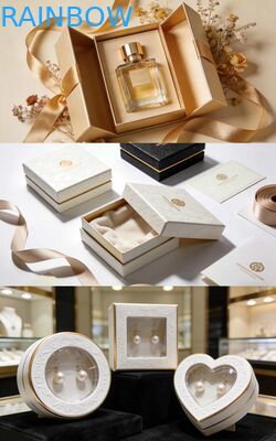 Eco-Friendly Foldable Rigid Cardboard Gift Box Untuk Perhiasan Pakaian Sepatu Jam Tangan Embossing Premium Packaging Box
