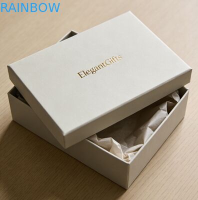 Eco-Friendly Foldable Rigid Cardboard Gift Box Untuk Perhiasan Pakaian Sepatu Jam Tangan Embossing Premium Packaging Box