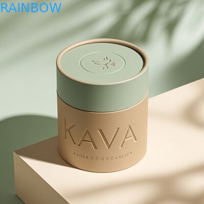 Biodegradable Customisable Size Food-grade Safe Kraft Paper Tube untuk Pengemasan Kotak Hadiah