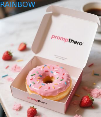 Kotak Hadiah Lipat Biodegradable yang Dapat Dikustomisasi untuk Kemasan Pakan dan Makaron Kue