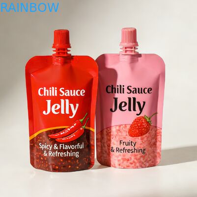 30ml Custom Printed Food Grade Spout Pouch untuk Baby Juice dan Puree Packaging