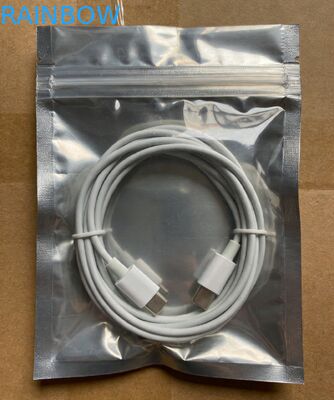 Tas plastik PE khusus untuk anting-anting perhiasan yang dapat didaur ulang Anti-oksidasi Satu sisi kantong penyimpanan kunci ritsleting transparan