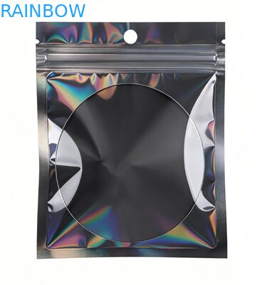 Custom Printing Daur Ulang PVC Plastik Matte Kemasan Kantong dengan Tiga Sisi Seal