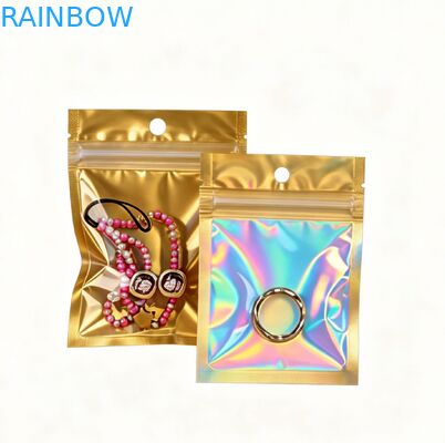 Custom Printing Daur Ulang PVC Plastik Matte Kemasan Kantong dengan Tiga Sisi Seal