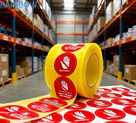 Stiker Vinyl Tahan Air Potongan Kustom dengan Desain Holografik Label Perekat Branding OEM untuk Hadiah & Kerajinan