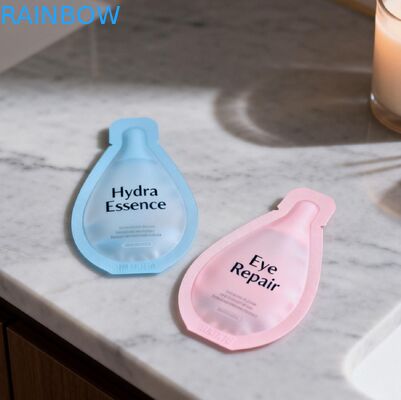 Kantong Sampel Kosmetik Plastik Foil Mylar Segel Panas Kantong Kecil Lotion Perawatan Kulit Kustom