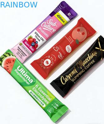 Kustom 1G 3G 5G Susu Teh Bubuk Kolagen Bubuk Sachet Panas Dapat Disegel Dapat Didaur Ulang PET Aluminium Foil Laminasi Ritsleting Tas Makanan