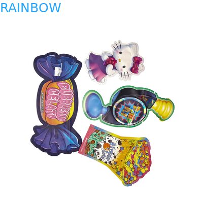 Tas Mylar Kustom Cetak 1/8oz 1/4oz 1/2oz 1oz 1lb Kemasan Herbal Bunga Permen Tahan Anak Kantong Anti Bau Ritsleting 3.5 Tas Mylar