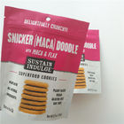 SGS Plastik Snack Bag Kemasan Logo Kustom Mylar Doypack Untuk Keripik Kentang / Biskuit