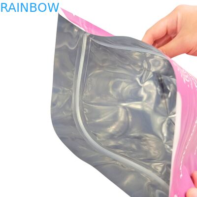 Heat Seal Jaminan Kualitas Kelembaban Proof Ukuran Disesuaikan berdiri kantong kantong makanan yang dapat ditutup kembali