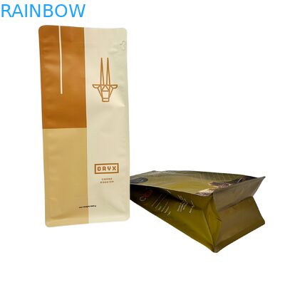 Kantong Berdiri Tahan Bau Kualitas Makanan 120 Mikron untuk Kemasan Kopi dan Camilan