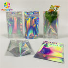 Mylar Aluminium Foil Stand Up Pouch Foil Hologram Packaging Bag Untuk Kosmetik