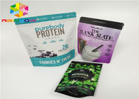 Whey Protein Powder Bag Packing / Aluminium Murni Foil Whey Protein Powder Kemasan Pags / Stand Up Ziplock Bags
