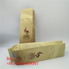 Side Gusset Coffee Bag Kantong Plastik Kemasan Zipper Top Untuk 250g 1kg Biji Kopi