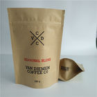 Kemasan kantong kertas disesuaikan benih sayuran, Ziplock Valve bukti bau untuk kopi / teh