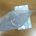 Biodegradable Iridescent Mylar Laser Pouch Kantong Plastik Kemasan Garam Kopi Lulur