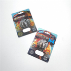 Warna Disesuaikan 3d Blister Card Fire Rhino 50K Male Enhancement Pill Packaging