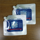 Penyimpanan Makanan Kustom Dicetak Kantong Plastik Tahan Air Dapat Digunakan Kembali Paket Es Dingin Dengan Cerat / Tutup