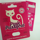Efek UV Pink Pussycat Paper Cards Kapsul Blister Kemasan Dengan Wadah Peluru
