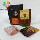 Reusable Gusseted Stand Up Pouch Kemasan Plastik Biodegradable Valve Coffee Bags