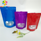 3.5g Seed Powder Foil Pouch Kemasan Plastik Heat Seal Bags Dengan Clear Window