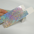 Kemasan Kotak Kertas Holographic Ukuran Paket Kosmetik 2.5x2.5x8.5cm Untuk Lip Gloss