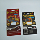 Premizer Zen Blister Card Packaging Tampilan Kemasan Blister untuk Paket Pil Peningkatan Pria