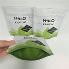 Food Grade Ziplock Kantong Plastik Kemasan Stand Up Kratom Bags Untuk Powder / Pill