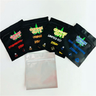 Smell Proof Herbal Incense Packaging Mylar Foil Pouches 1 / 4oz 1 / 2oz 1oz