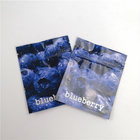 Foil Datar THC Gummies Kantong Plastik Kemasan Tas Blueberry Cbd Pengaman Anak