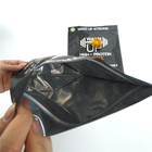 Aluminium Foil Matte Putih 1kg Coffee Mylar Bags Stand Up Coffee Bean Pouch Dengan Zipper