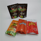Food Grade Resealable Stand Up Pouches CBD Gummies Snack Packaging Bag Dengan Jendela