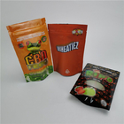 Geser Kunci Zip Kustom Dicetak Stand Up Kantong Bukti Anak Keluar CBD Gummy Hemp Packaging