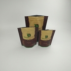 Stand Up Food Grade Biodegradable Coffee Packaging Bags Kemasan Kustom Dicetak Aluminium Foil Tea Pouches