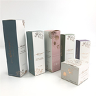White Cardboard Cosmetic Hot Stamping Paper Box Kemasan Krim Wajah
