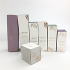 White Cardboard Cosmetic Hot Stamping Paper Box Kemasan Krim Wajah