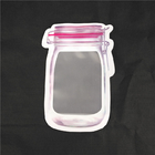 Kantong Plastik Berdiri Khusus Berbentuk Khusus yang Dapat Digunakan Kembali Untuk Jus Makanan, Susu Jeli Cair