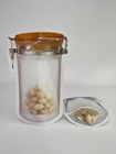 Tas Bentuk Khusus Tas Glossy Stand up dengan Kantong Plastik Ritsleting untuk Kemasan Kacang