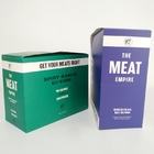 Kotak Display Ritel Karton Lipat Cetak Kustom 200G Beef Jerk Packaging Energy Bar Snacks Paper Boxes
