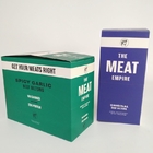 Kotak Display Ritel Karton Lipat Cetak Kustom 200G Beef Jerk Packaging Energy Bar Snacks Paper Boxes