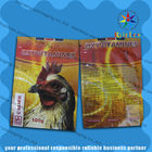 Kantong Makanan Hewan Berwarna Pencetakan Dengan Gusset Samping Untuk Anjing / Kucing / Sapi / Ayam