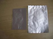 Plain Perak Tiga Side Seal Aluminium Foil Pouch Kecil untuk Produk Elektronik